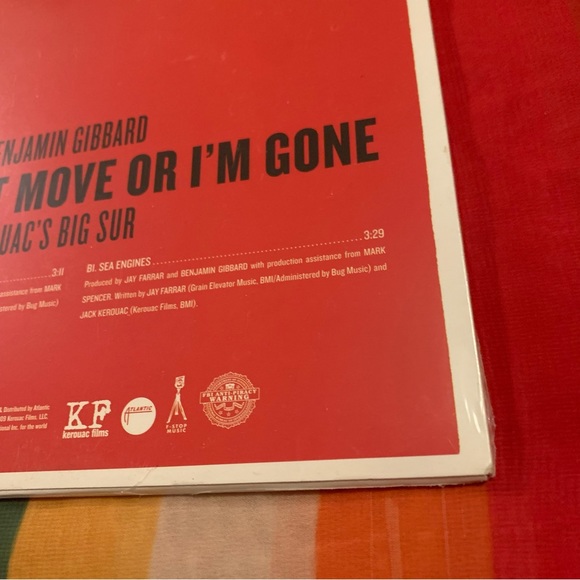 Jay Ferrar & Benjamin Gibbard Music From Jack Kerouac's Big Sur 7” Unopened - Picture 5 of 12